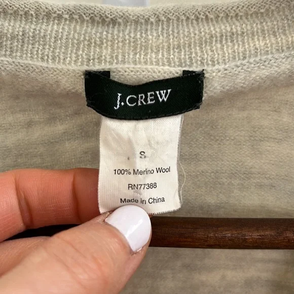 J. Crew | 100% Merino Wool Cardigan S - Picture 5 of 10